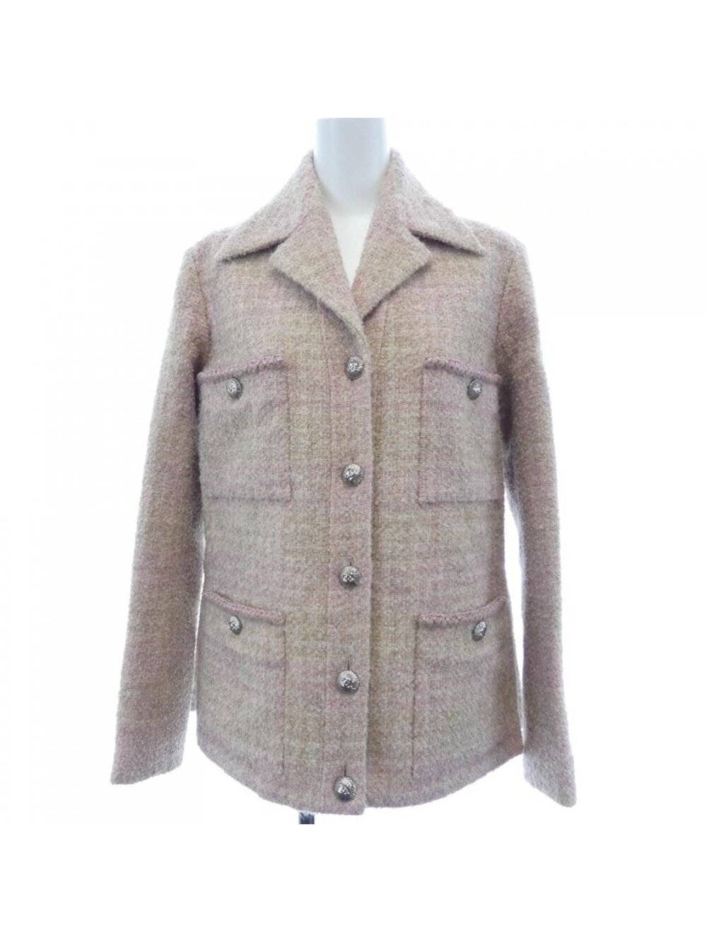 Chanel Jacket Beige 34 Pink